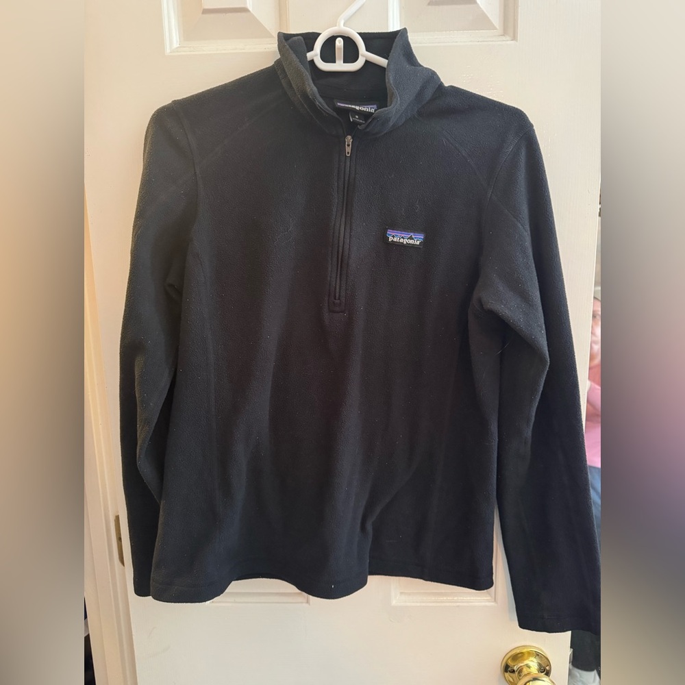 Patagonia Women’s 1/4 Zip Fleece Black Medium